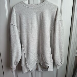 Women’s Aerie Light Gray Sweatshirt Oversized